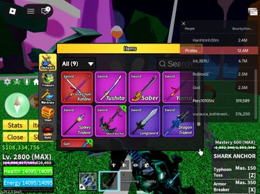 ID 493:LV2800+Godhuman+CDK+SG+6 Race V4 Full Gear + Shark Anchor + Shadow Venom Inven |Human,Angel,Mink,Shark,Cyborg,Ghoul|Unverified Account|Auto Delivery|Blox Fruits