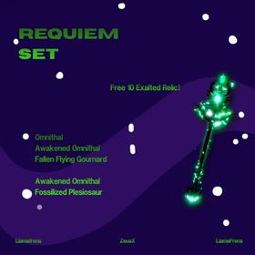 REQUIEM ROD SET | FREE 10 EXALTED RELIC | SEE IMAGE / READ DESCRIPTION