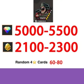 Global|IOS/Only|5000-5500RD|2100-2300GF|Blackbeard+random hero|100% Safe Account