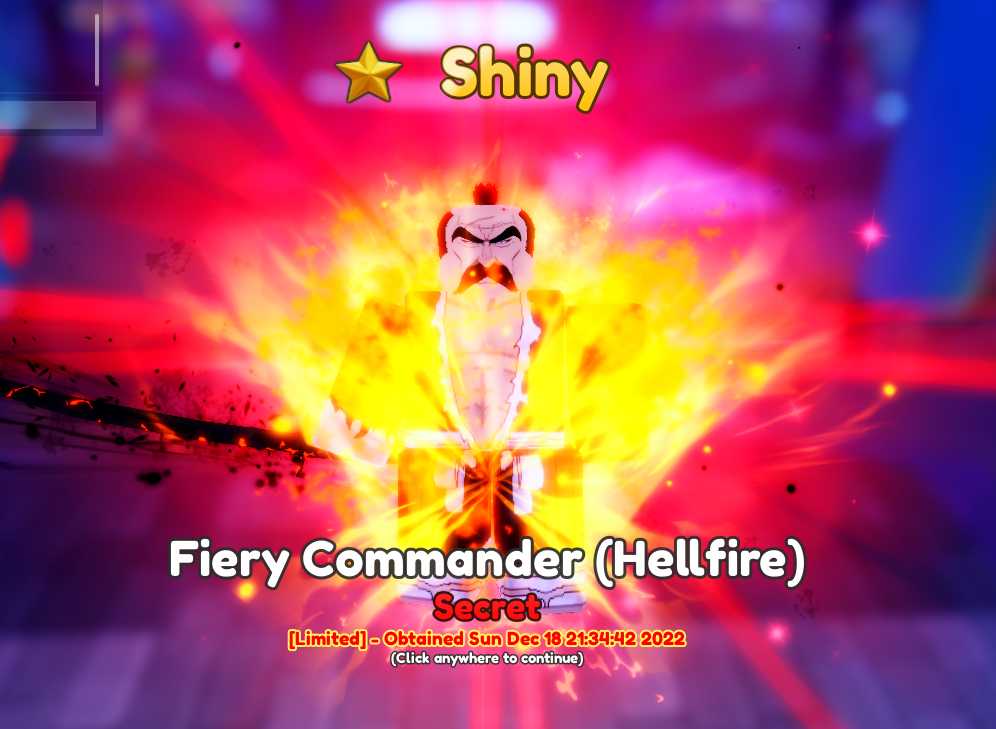 Yamamoto Shiny (Hellfire) / Fiery Commander / Anime Adventure / AA ...