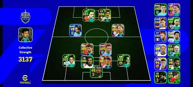 Barvetov 104 ✅ Davil Villah 104 ✅ Bellingham 106 ✅And more some double boster and potw card available🔥Linked With Only Konami id Buyer Mail Added[FAST DELIVERY]
