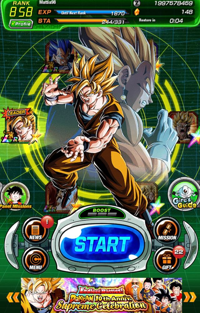 DOKKAN BATTLE GLOBAL Ios - Compte Og 2015 - 134 Lr/ 63 Rainbow / 11 Ans De Jeu EUR 100,00 - FR