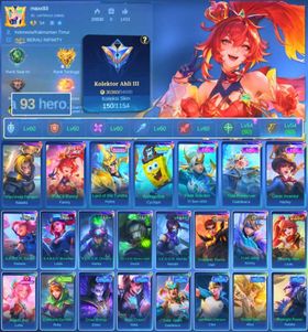 HERO 93 SKIN 150 | EMBLEM GOOD | COLECTOR NATALIA| PACE FANNY| EPIC HERLEY | HERO GOOD| SKIN GOOD| INSTAN DELIVERY