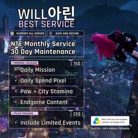 Monthly (30 Days) Premium Maintenance Service Neverness to Everness | Full daily report