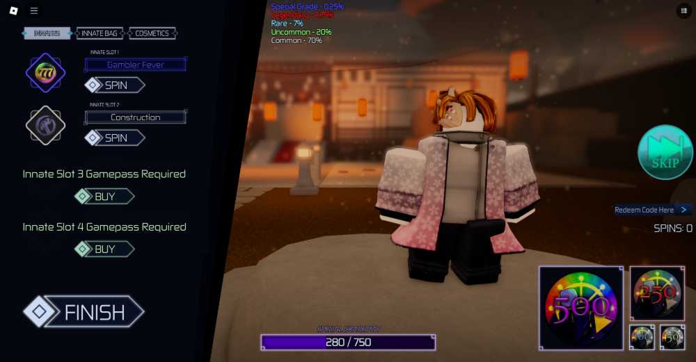 Jujutsu Infinite Domain Shard Gambler Fever MAX 2X Domain Shard