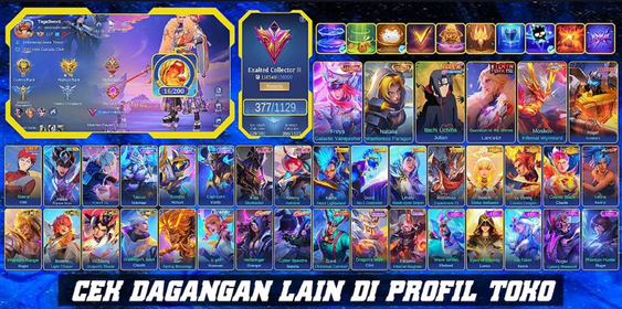 377 SKINS | LEGEND FREYA | KISHIN LANCELOT | ITACHI | ALLSTAR MOSKOV | 3 PRIME | 4 ANNUAL STAR | 2 LUCKYBOX | 21 LIMITED | 23 RARE SHOP | RECALL EPIC |