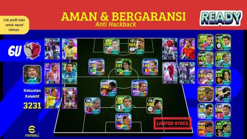 Android | iOS Efootball Mobile Account - Real Picture✨Fast Respon⚡