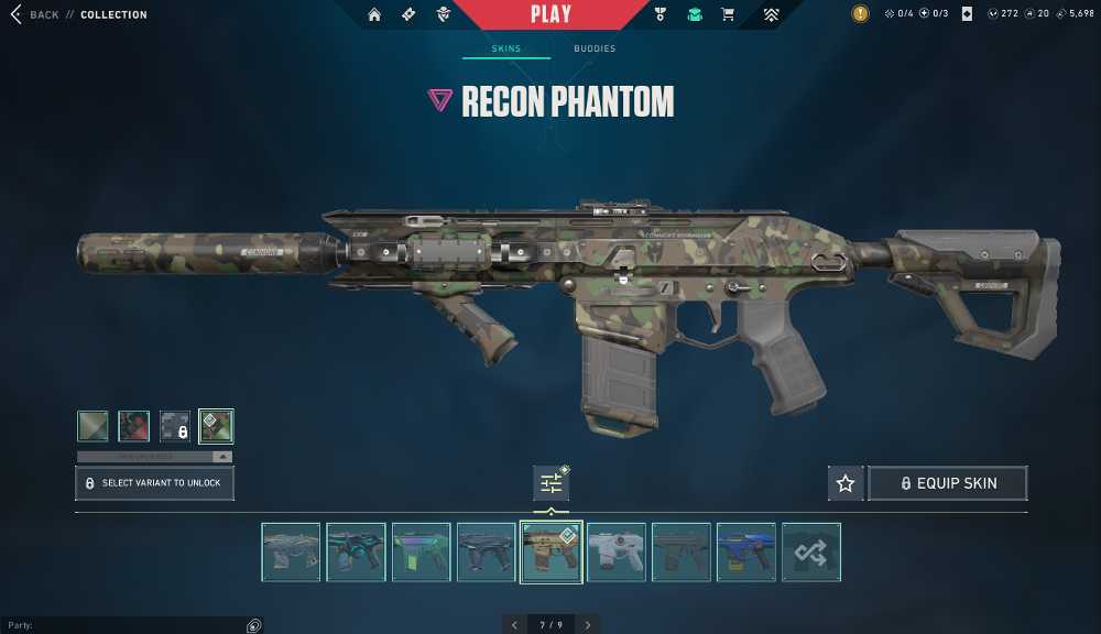 NA Reaver Karambit, Xenohunter Knife, Recon Phantom, Spectrum Phantom