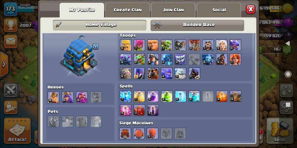 Coc account