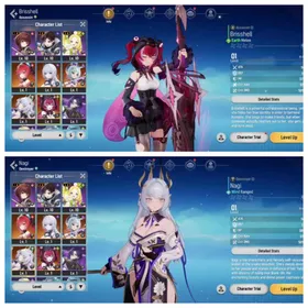 Global LV2| Brisshell, Nagi, Flare A1, Penny A1, Ophelia |Starter Account|Tutorial Only|mimi