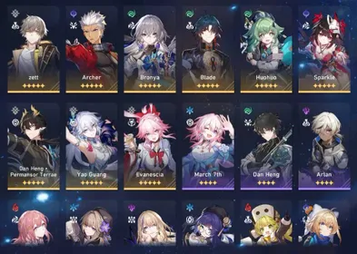 [ ASIA STARTER TL 10 ] Evanescia With LC + Yao Guang + Sparkle + Huohuo + Blade + Archer + Dan Heng PT | Unset All