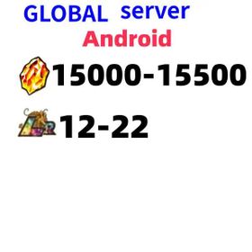 GLOBAL[ADNROID][INSTANT]15500-16000 Dragon Stones+12-22 LR+10-20 limited role DRAGON BALL Z DOKKAN BATTLE Farmed Starter Account|Dragon Ball Z Dokkan Battle