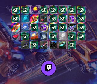 💜 Twitch Drops 🧨 RLCS LCQ ⚡️ Rocket League [Total 38 Items]