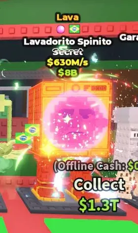 Lava Lavadorito Spinito - Secret $640M/s - Steal a Brainrot Fast Delivery