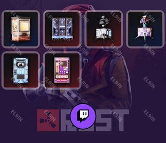 🌐 Twitch Drops ✅ Global Warfare 4 🧙‍♂️ Rust [Total 6 Items]