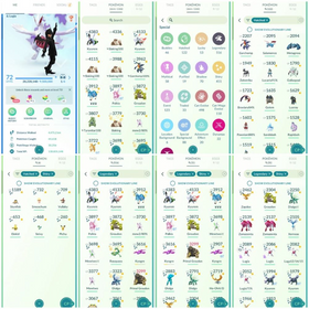 Level 72,Legendary 516, Shiny 411, Shiny Legendary 31, 4x Armoured Mewtwo , Bg Shiny Kyurem, Kyogre, Palkia,