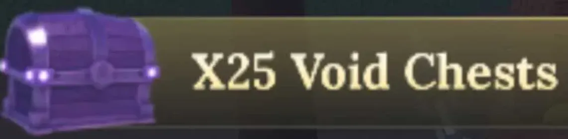 Final Swarm - X25 Void Chests [799R]