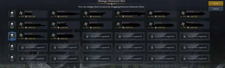 🌟️Sale🌟️319 roster, 5.6kk gold, 1640x3, 1580x7, 1490x5, a lot of unbound mats, first mail, Sorceress, 70 level, 1640 GS