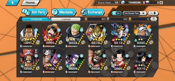 ⚡️Global | 2 META EX MAX ft Kuma | Kizaru max | Roger B4 | Log Bandai | Good medal and support | Solo fresh | Check SS(OPBR361)