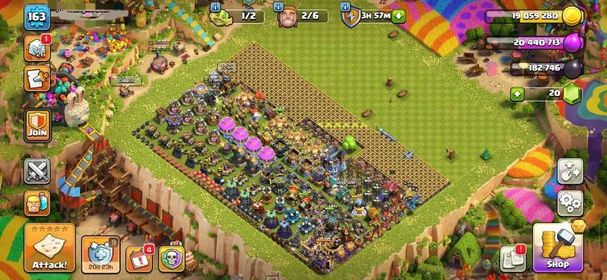 Th18 Near Max | Hero-93-101-77-50 | 13-Epic Almost Max | Defence Wall Strong | XP-163 | NC-Yes | BEST-DEAL