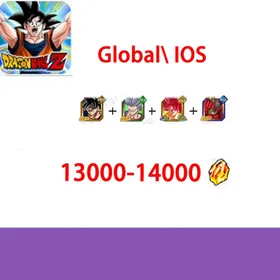 Global[IOS  /only]| 13000-14000diamond+Image Hero]| Dragon Ball Z Dokkan Battle |Fast delivery