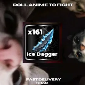 [ Roll Anime To Fight ] 15x Ice Dagger | Fast Delivery | RATF |