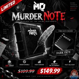 MURDER DUELS | MURDER NOTE | ONLY 666 EXIST | DARK FATE FINISHER | UNOBTAINABLE