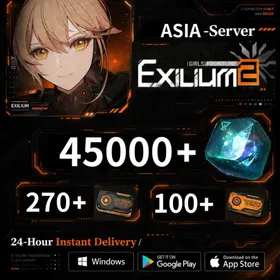 ASIA|45000+ Collapse Piece | 170+ Access Permission | 150+ Targeted Access Permission|GIRLS FRONTLINE 2: EXILIUM