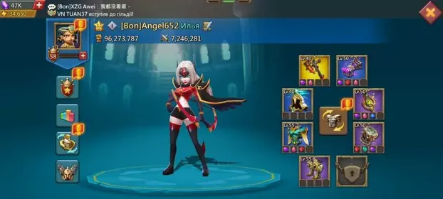 ⭐️️Sale⭐️️Account 96m of power,1million troops