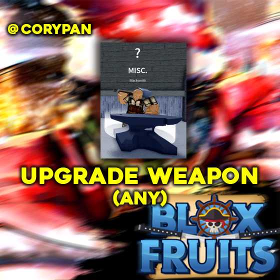 Blox Fruits Boosting Upgrade Weapon (Any)