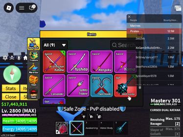 ID 567:LV2800+Sanguine Art+CDK+SG+4 Race V4 Full Gear |Human,Angel,Mink,Shark|Unverified Account|Auto Delivery|Blox Fruits