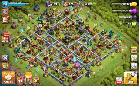 🔷Discount🔷17 th / 194 LVL | 86/84/55/65/44/1 / top gear, 17 TH Main Village, 7 TH Builder