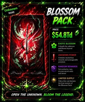 Anime Card Farm | Unknown Blossom Pack (Unopen) | Free Conveyor Boost to Max Level