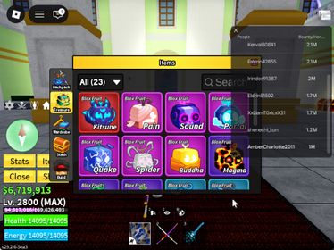 ID 577:Level 2800+God+CDK+SG Kitsune Inven|Unverified Account|Auto Delivery|Blox Fruits