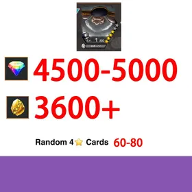 Global|Android/Only|4500-5000RD|3600+GF|Jigarcia Saturn Saint Medal+random four stars|100% Safe Account|