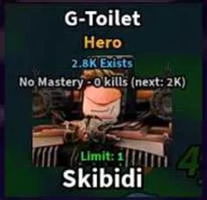 G TOIlet | SLOP TOWER DEFENSE