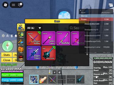 ID 537:LV 2800+GOD+CDK+SGT RACE GHOUL V4 FULL GEAR + Dough V2 + Gravity Shadow Inven |Unverified Account|Auto Delivery|Blox Fruits