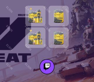 ⚡️ Twitch Drops 💜 HEAT Season 2 - Week 6 ⚡️ World of Tanks: HEAT [Total 4 Items]