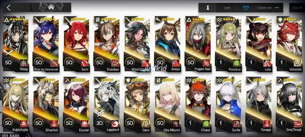 ARKNIGHTS GLOBAL STARTER 7*6 , LIMITED WANG , CHEN DAWNSTREAK,SILVERASH,SURTR,EXUSIAI,STAINLESS,VULPISFOGLIA