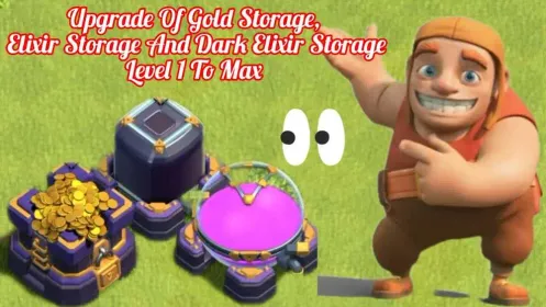Coc Resources collect service🔥Fill your elixir/gold/dark elixir storage in some hours🔥 Any town hall, loot farming