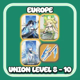 【Europe】YangYang Xuanling + Verina + Verina + Azure Oath | UL 8-10 | Login By Microsoft Email | Full Access