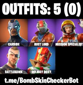 5 Skins | Take The L , Rust Bucket , Snowflake , Holiday Boxy