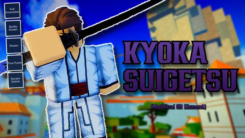 Type Soul: New account Kyōka Suigetsu - Dagger - 100+ clan rerolls ...