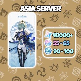 [Asia] Lohen + 48000 Primogems + 55-65 Interwined Fate + 90-100 Acquaint Fate | 450 Wishes | AR55+ | DM For Catalog