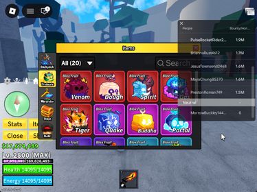ID 621:Level 2800+God+ Tiger Gas Dough Spirit Venom Inven|Unverified Account|Auto Delivery|Blox Fruits