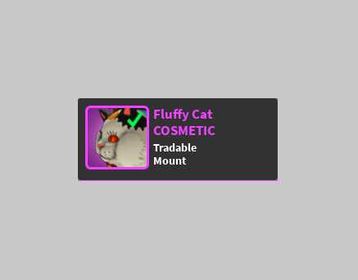 World Zero : Fluffy Cat Cosmetic
