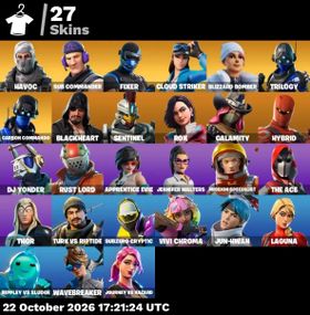 【TAKE THE L】𝗔𝗕𝗔𝗡𝗗𝗢𝗡𝗘𝗗! [SK:27|C1S1|XBOX] THOR LAGUNA EMBER BATON THE UMBRELLA CHAPTER 1 SWEAT MARVEL CALAMITY TAKE THE L FA