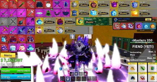 [GG Blox Fruits] - God Human Lv 2835 13 Perm (Dragon,Fiend+Runic Yeti,Venom) V4 Shark Storage: 3 Bounty 2.8M (ALL GP) SB1101324