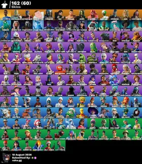 [PC/PSN/XBOX] 162 skins 🔥Candy Axe 🔥 Shot Stopper 🍁 Spectra Knight 🍁 Optimus Prime 🍁 Peter Griffin 🍁 Predator 🍁 Era 🍁 Menace 🍁 Hades 🍁 Valeria 🍁 Backlash 🍁 Omegarok 💰 0 VB