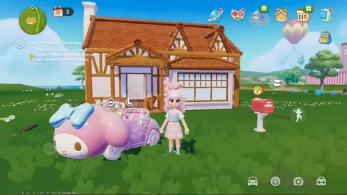 SEA|DG Lvl 3| Fullset Outfit SANRIO (My Melody) + Car |Fishing Lvl 1|400 Monlight Crystal 20 Wishing Star|Log Google|HT809